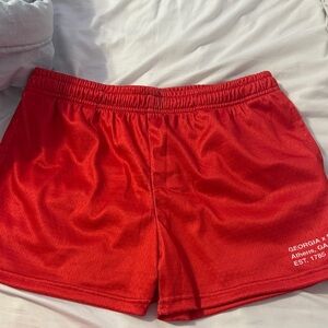 The Upside Red Athletic Shorts